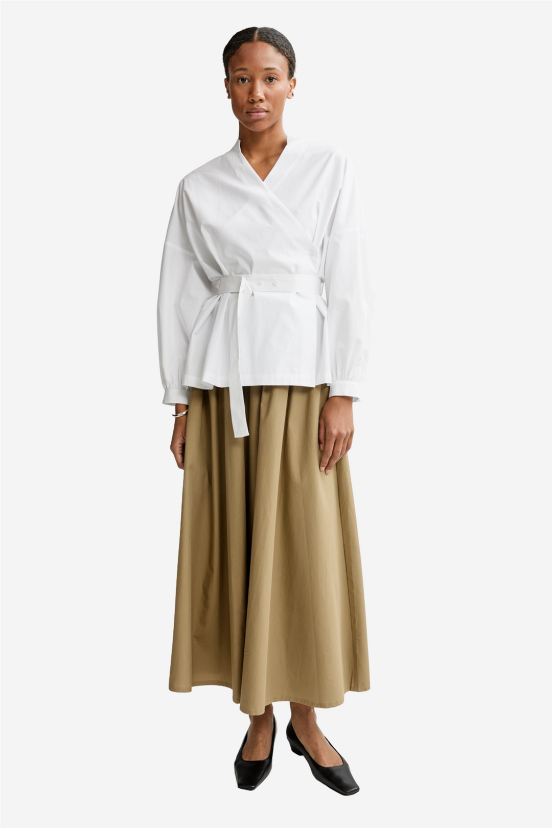 Christian Aks Bluser & Skjorter Paloma Poplin Shirt White