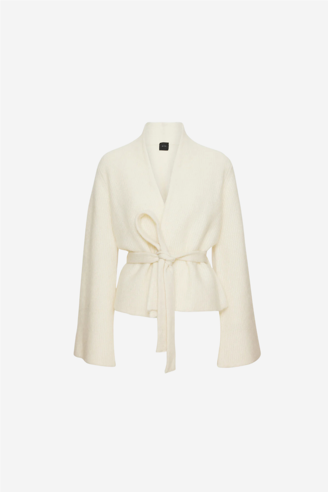 Christian Aks Genser & Cardigan Lila Mohair Cardigan Eggshell