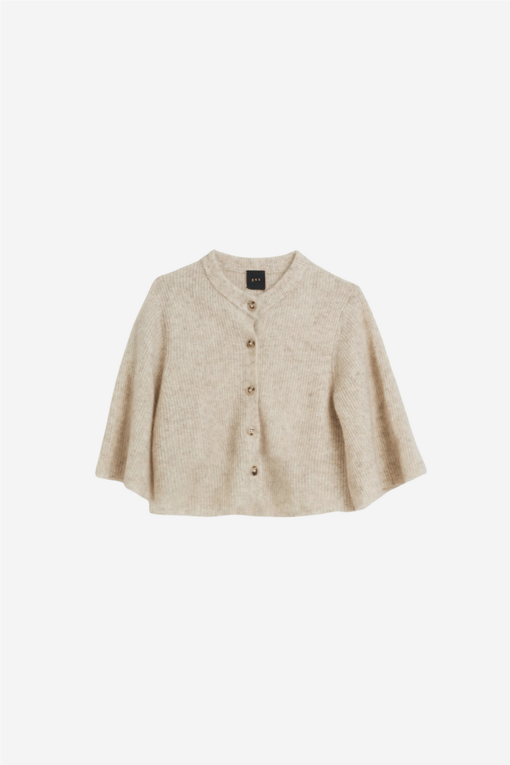 Christian Aks Genser &amp; Cardigan Nolita Mohair Cardigan Wheat