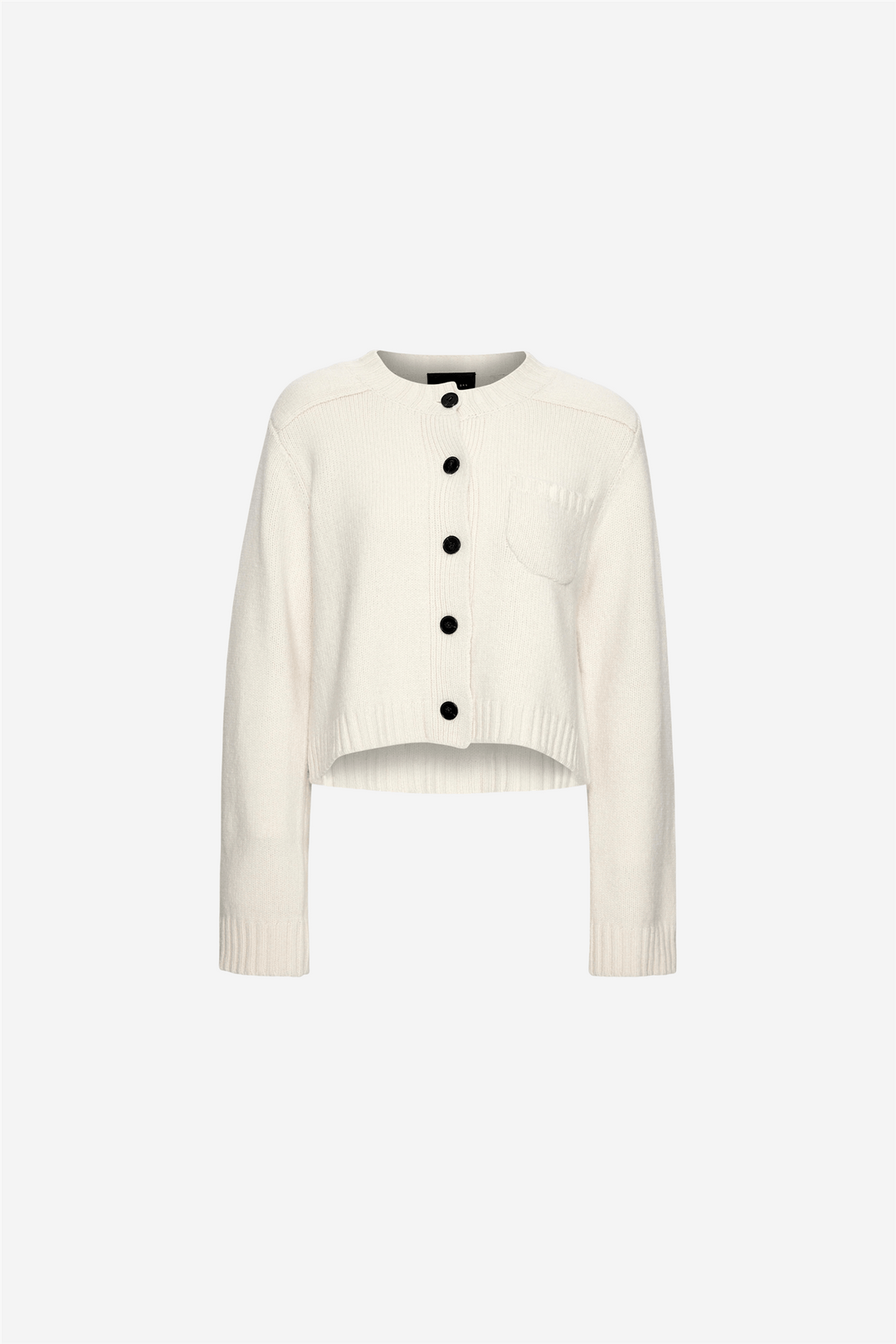 Christian Aks Genser & Cardigan Sadie Merino Cardigan Eggshell