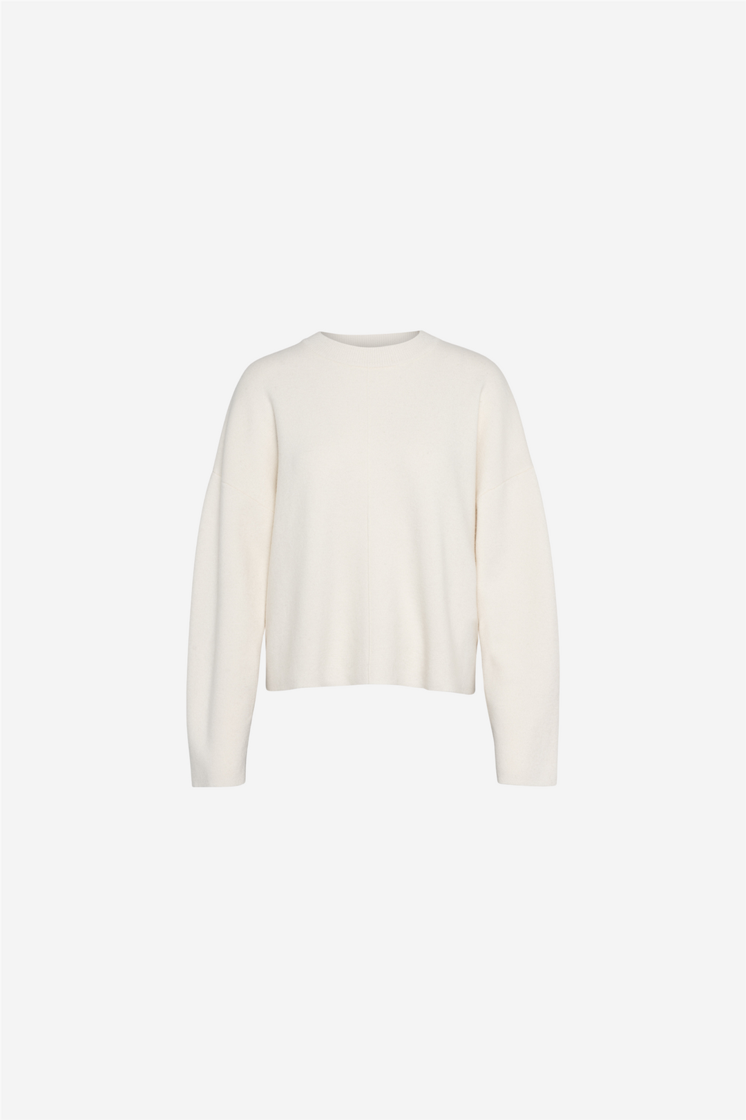 Christian Aks Genser & Cardigan Viola Merino Sweater Eggshell