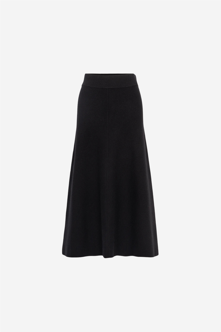 Christian Aks Skjørt Valeria Merino Skirt Black
