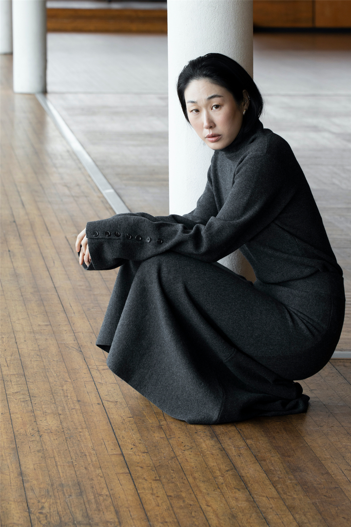 Christian Aks Skjørt Valeria Merino Skirt Black