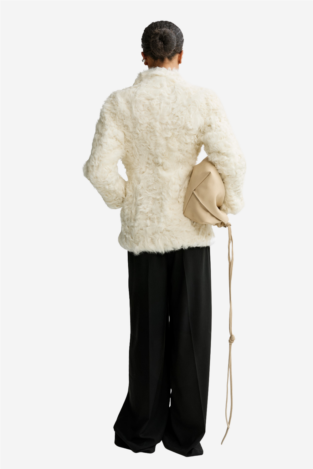 Christian Aks Yttertøy Adah Shearling Jacket Cream