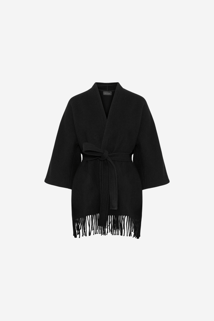 Christian Aks Yttertøy Akila Lambswool Jacket Black