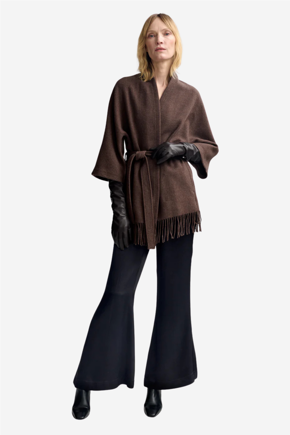 Christian Aks Yttertøy Akila Lambswool Jacket Brown