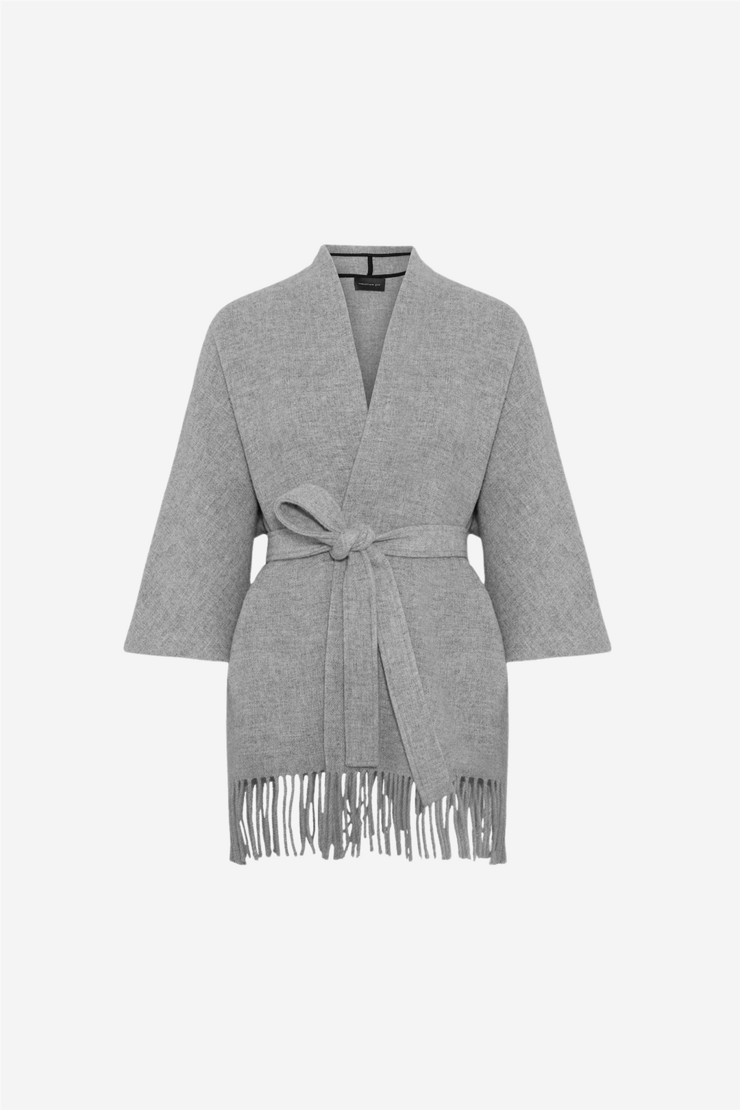 Christian Aks Yttertøy Akila Lambswool Jacket Lt. Grey Mel