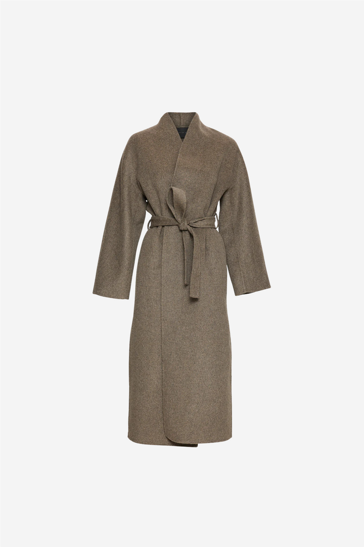 Christian Aks Yttertøy Petra Wool Coat Wood
