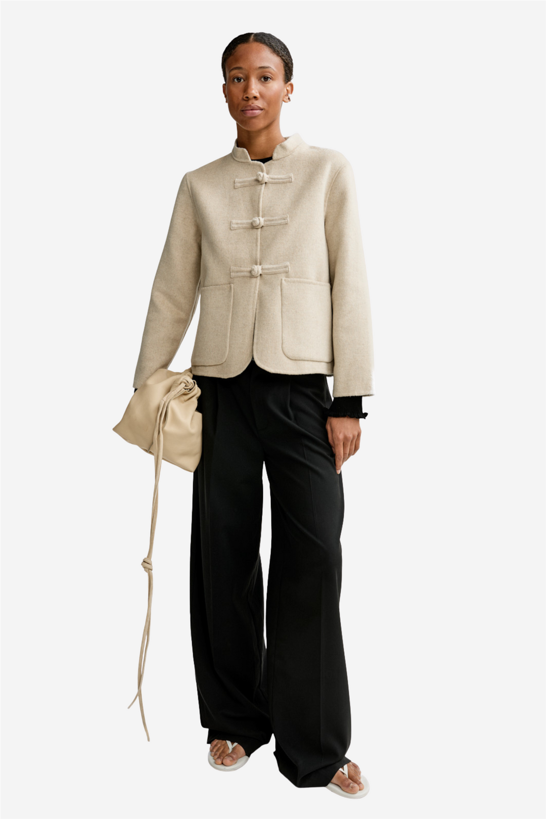 Christian Aks Yttertøy Phoebe Wool Jacket Wheat