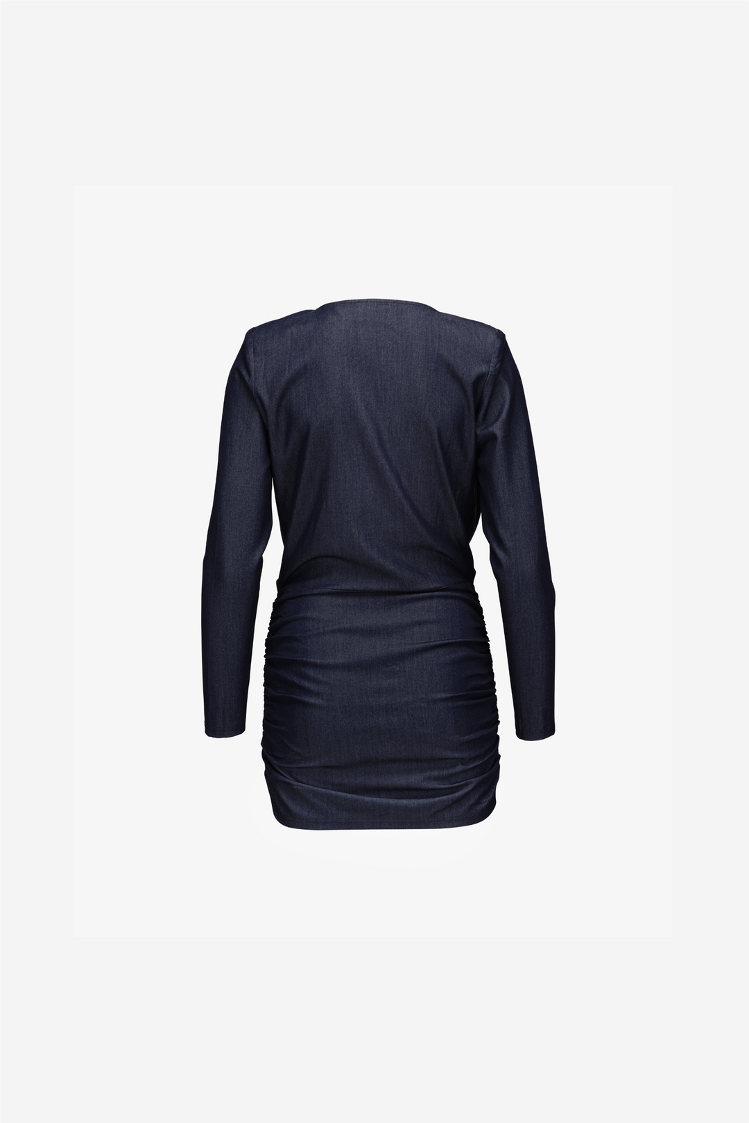 Vita & Wanda x Iben Chambray Mini Dress Dark Blue
