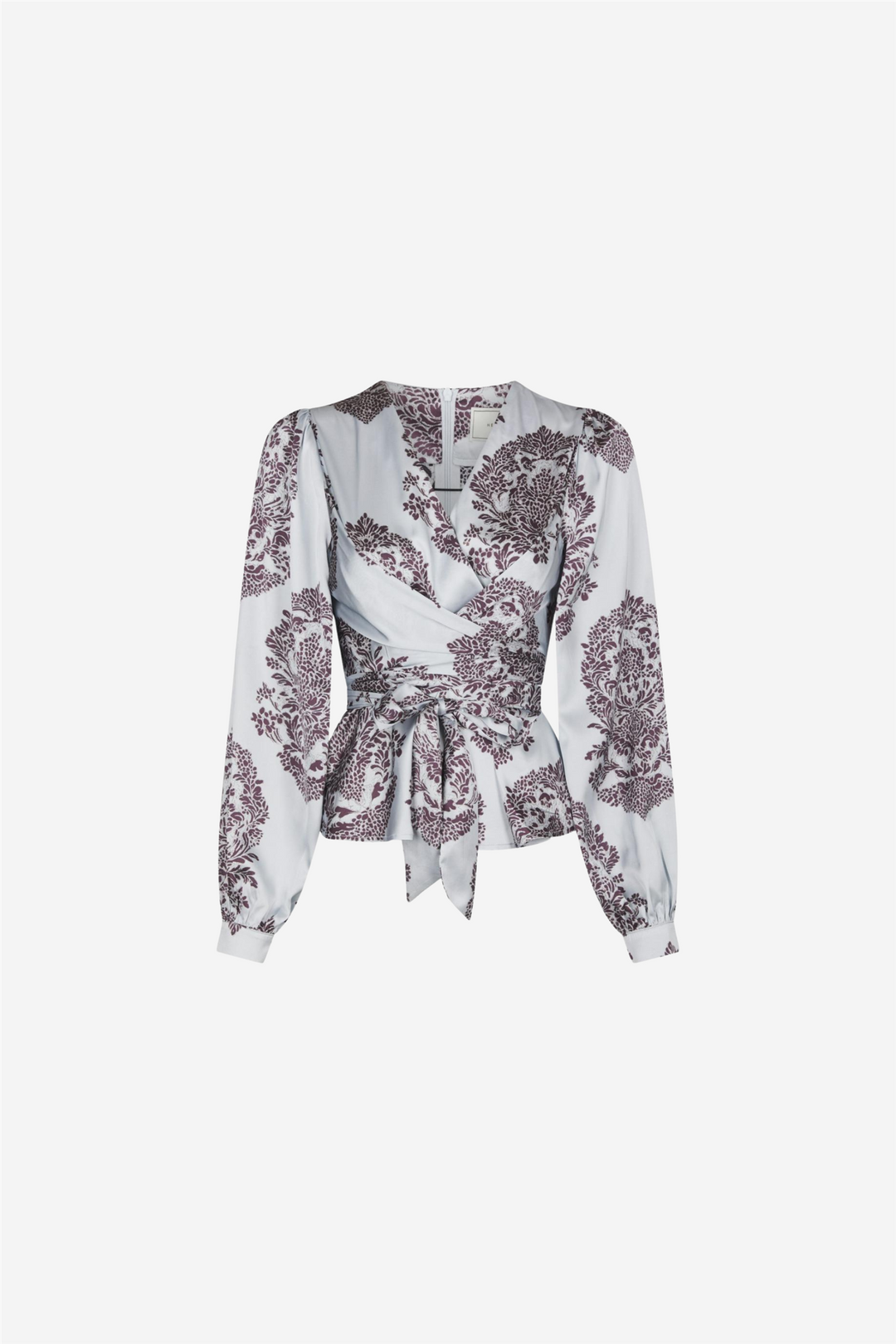 Rista Deco Drop Blouse Light Blue