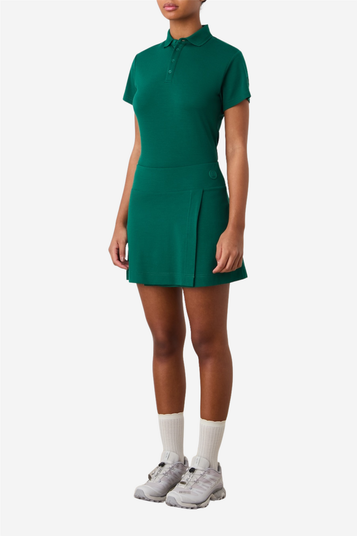Medalist Piqué Skirt Green