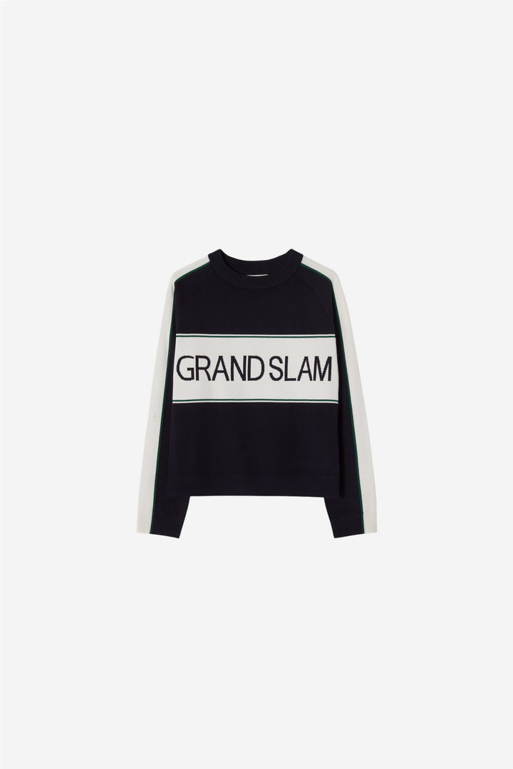 Grand Slam Sweater Navy Blue