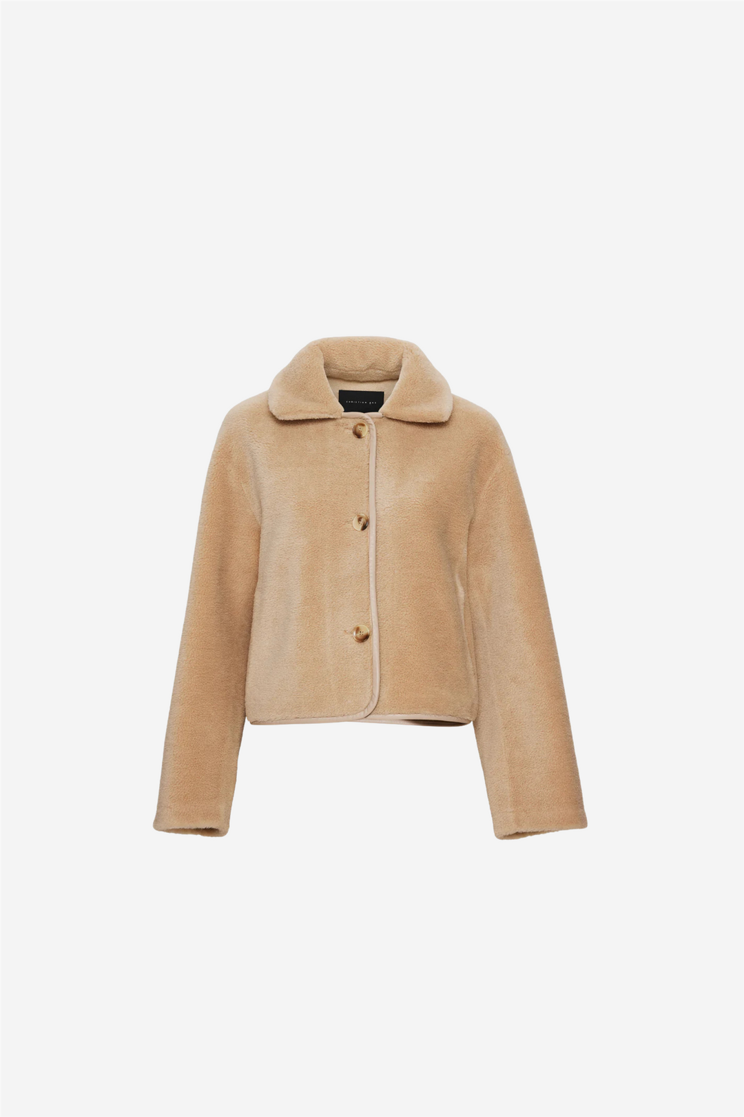 Lula Lamb Fur Jacket Beige