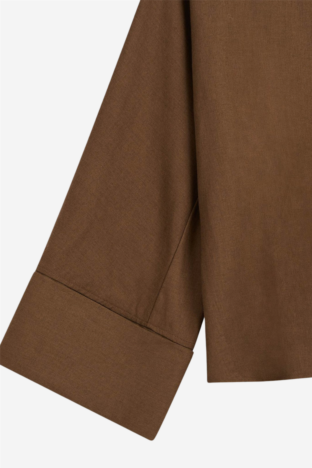 Atari Linen Shirt Chestnut Brown