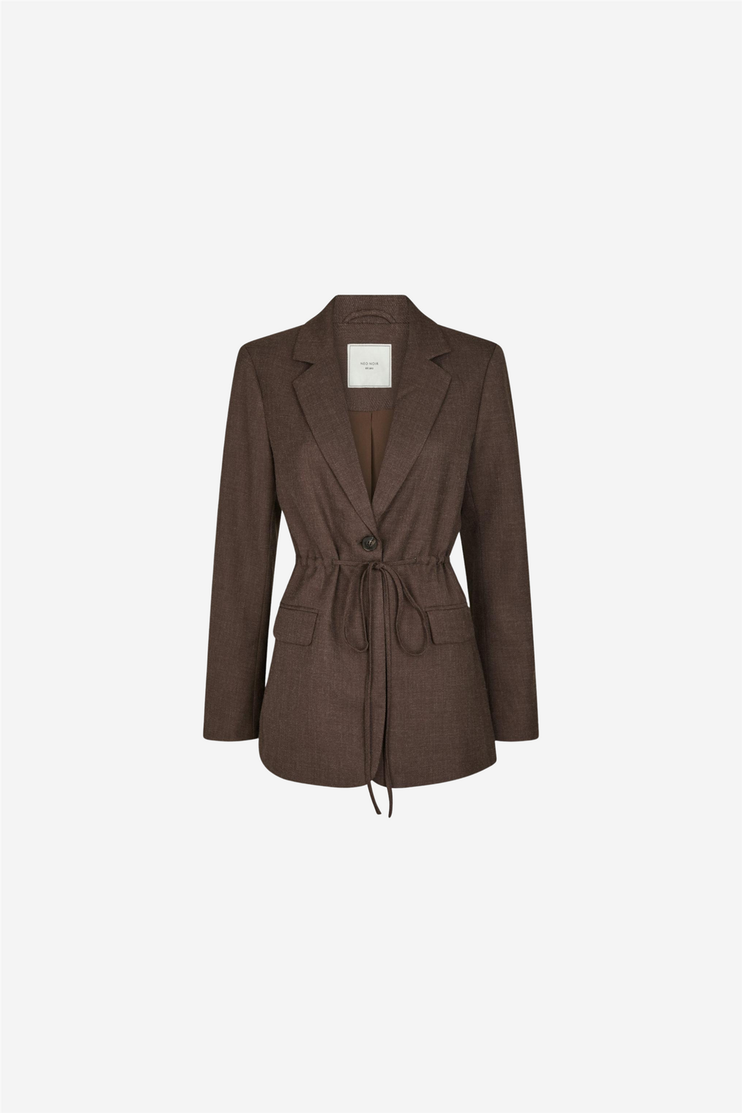Jemmie Melange Blazer Brown Melange