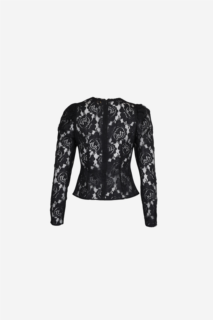 Lace Top Black
