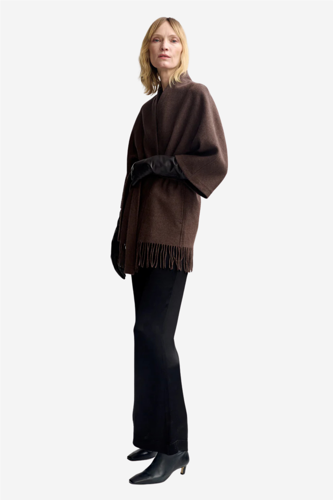 Akila Lambswool Jacket Brown
