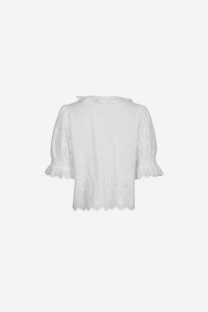 Talise Emb Blouse White