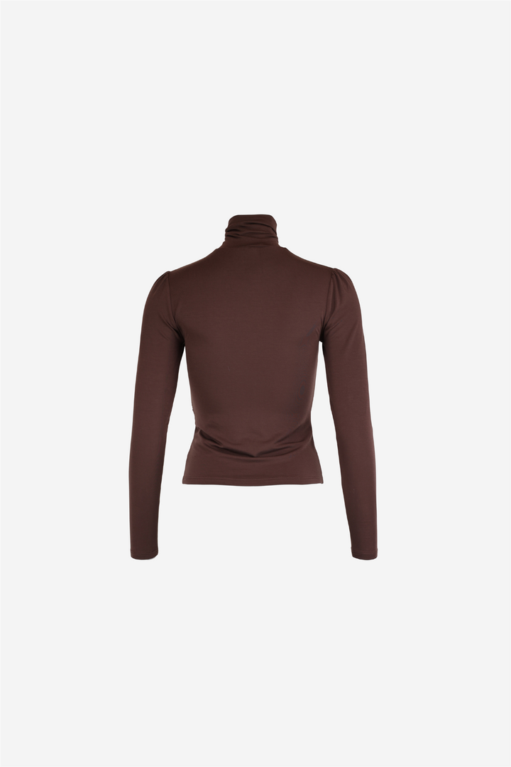 Jersey Turtleneck Brown