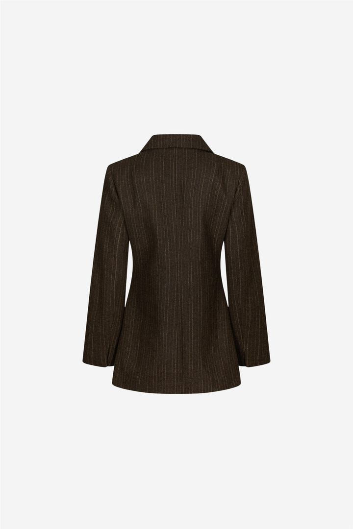 Bowie Stripe Blazer Brown