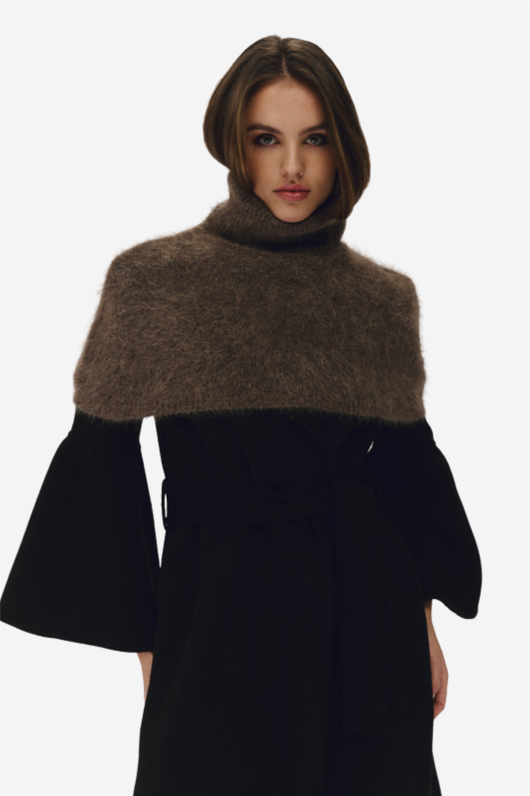 Sylvia Chunky Neck Brown