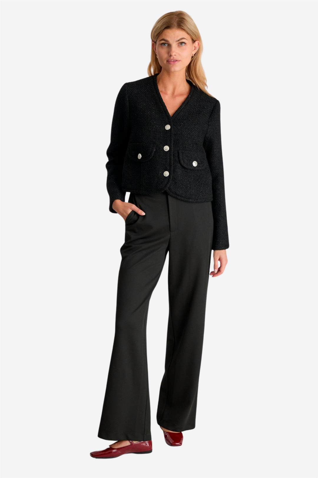 Manua Boucle Jacket Black