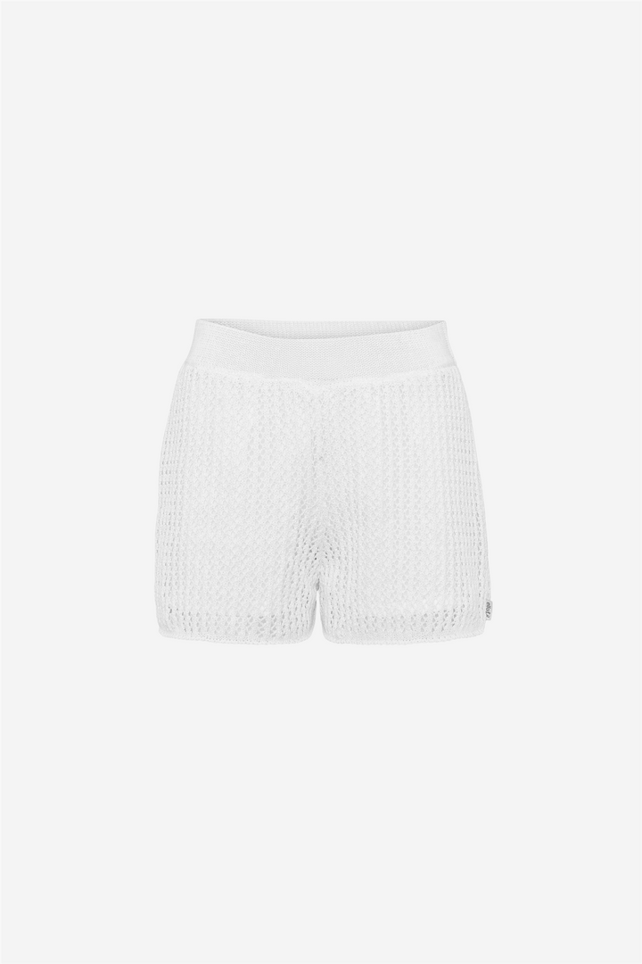 Celia Crochet Shorts White