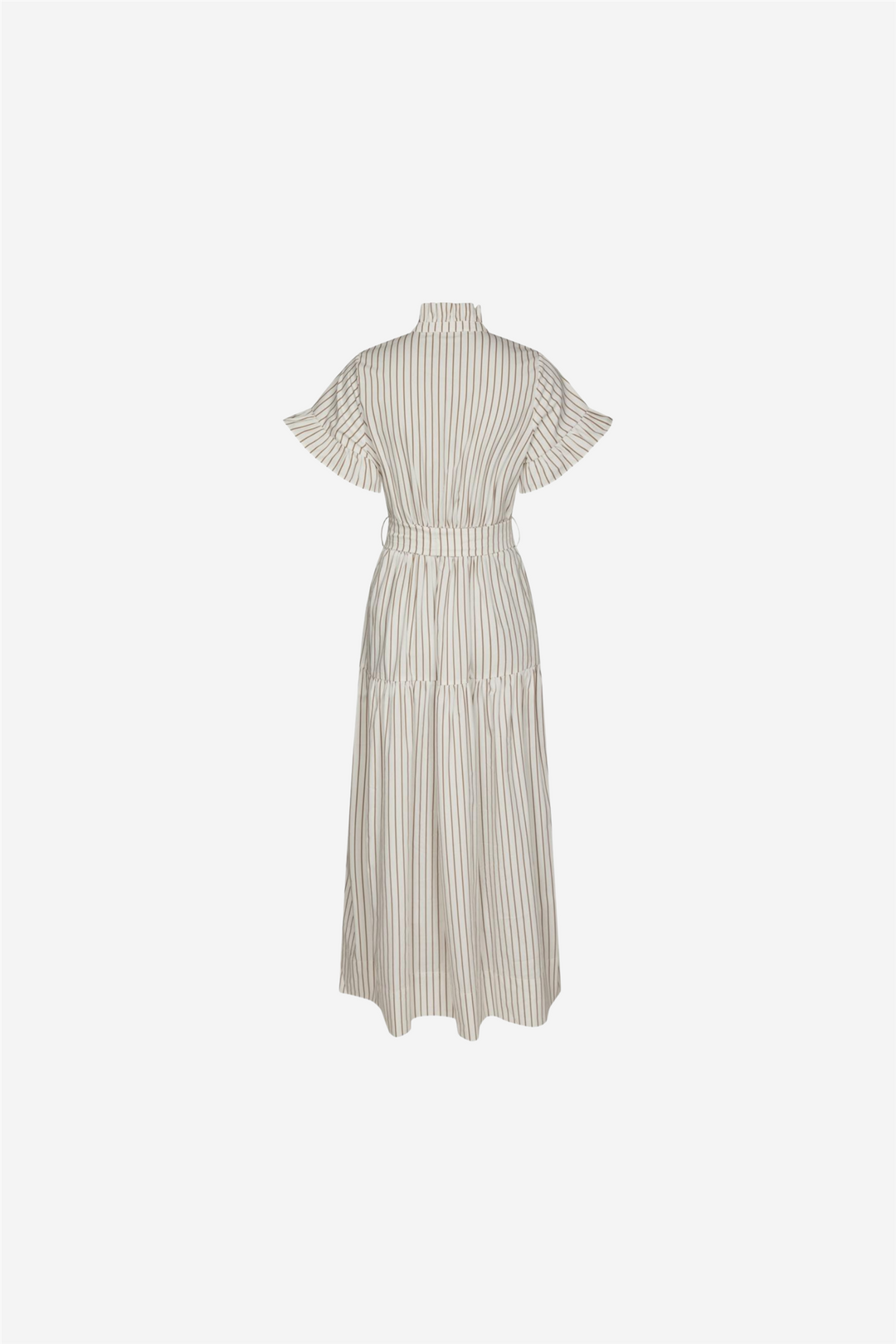 Nellie Wide Stripe Dress Ivory