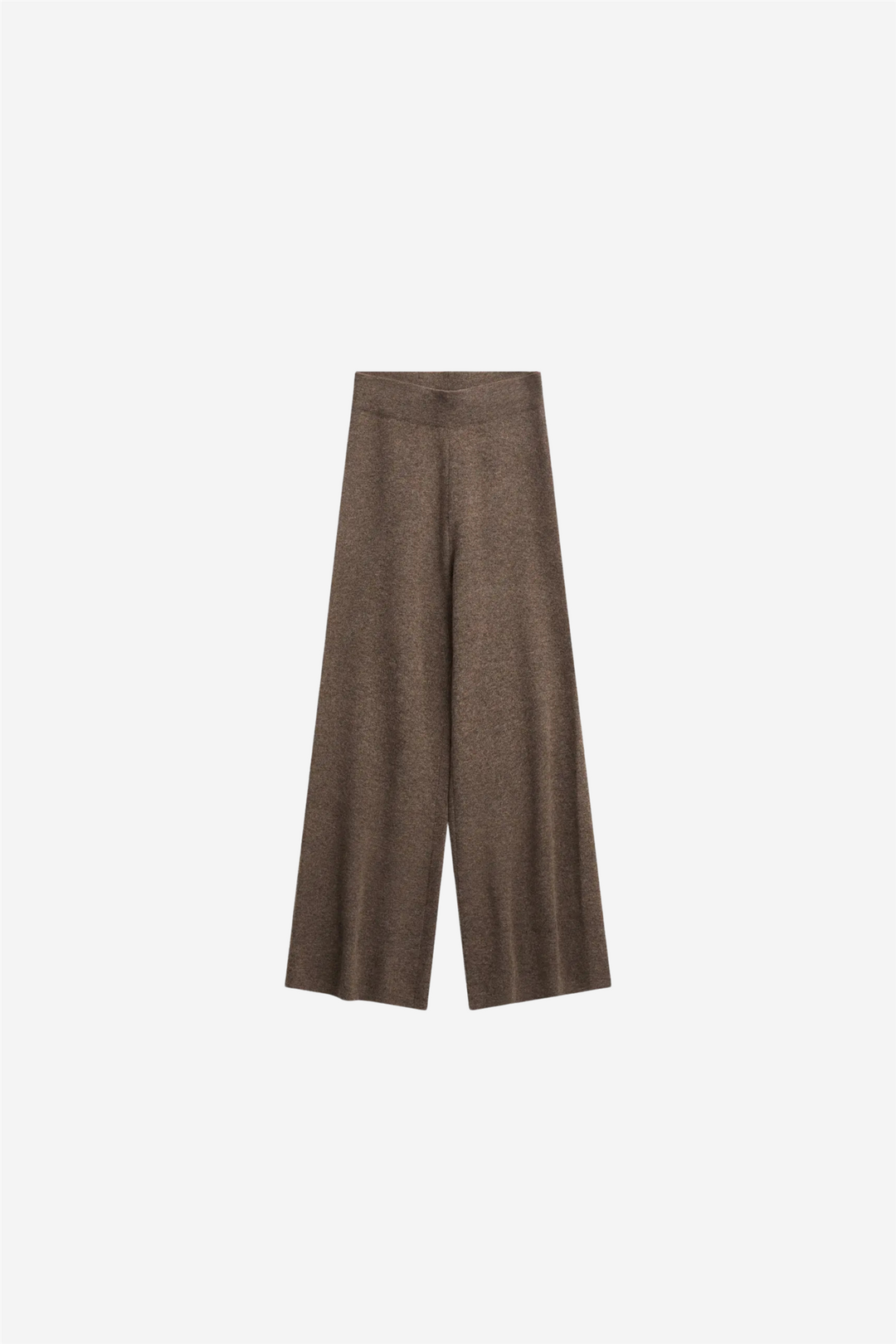 Serge Merino Pants Brown Melange