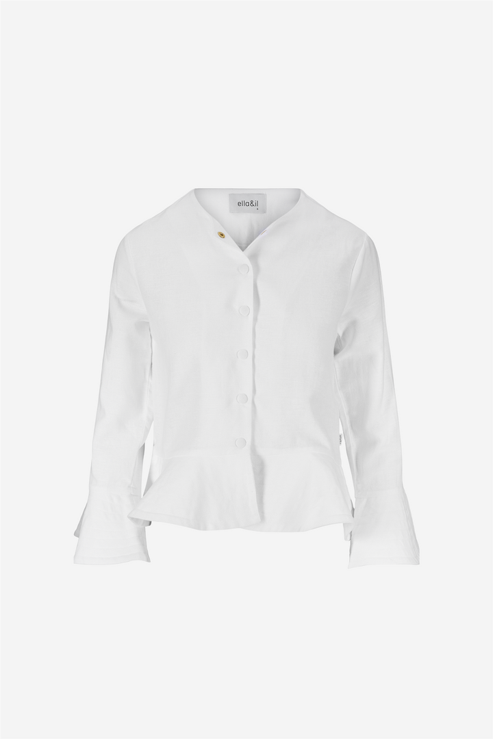 Maren Linen Jacket White