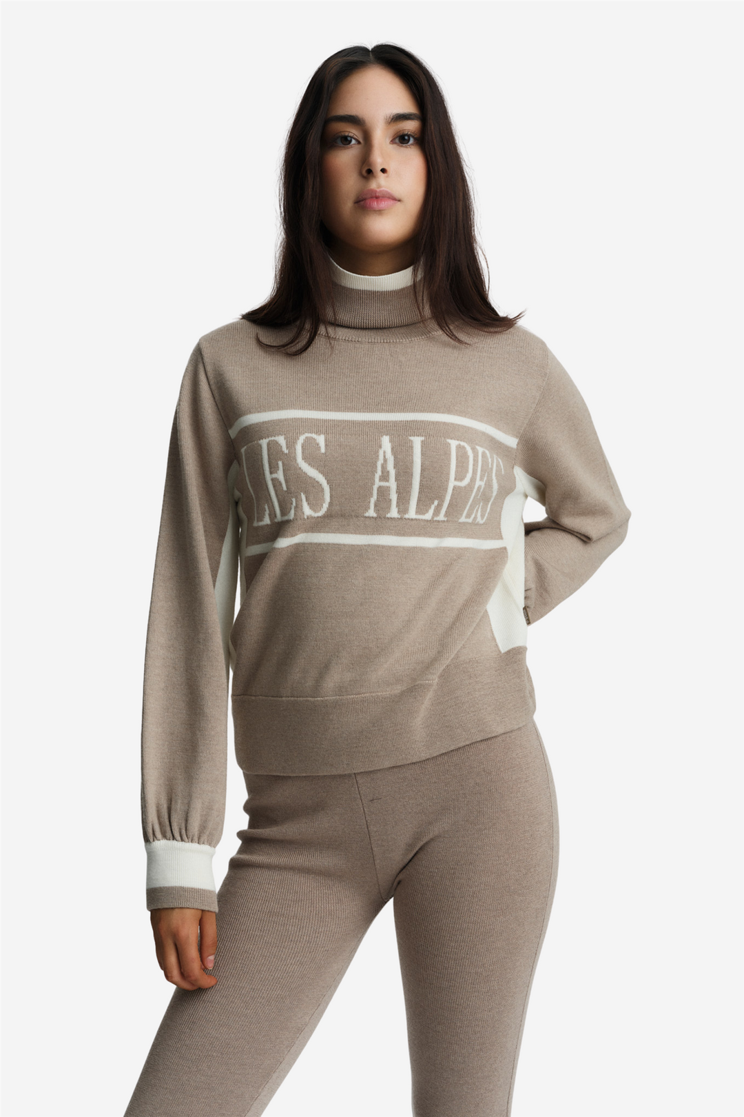 Maud Merino Sweater Beige Melange