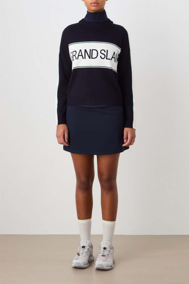 Grand Slam Sweater Navy Blue