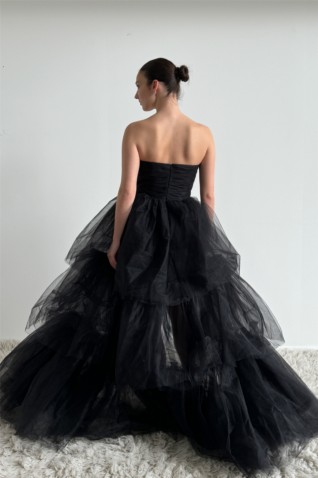 Swan Dress Black