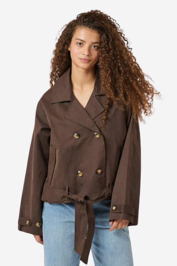 Sia f jacket chocolate brown