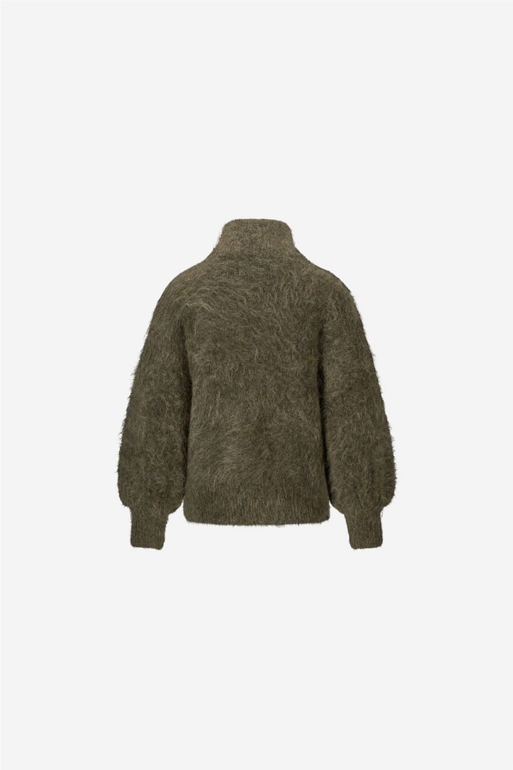 Li Chunky Sweater Moss Green