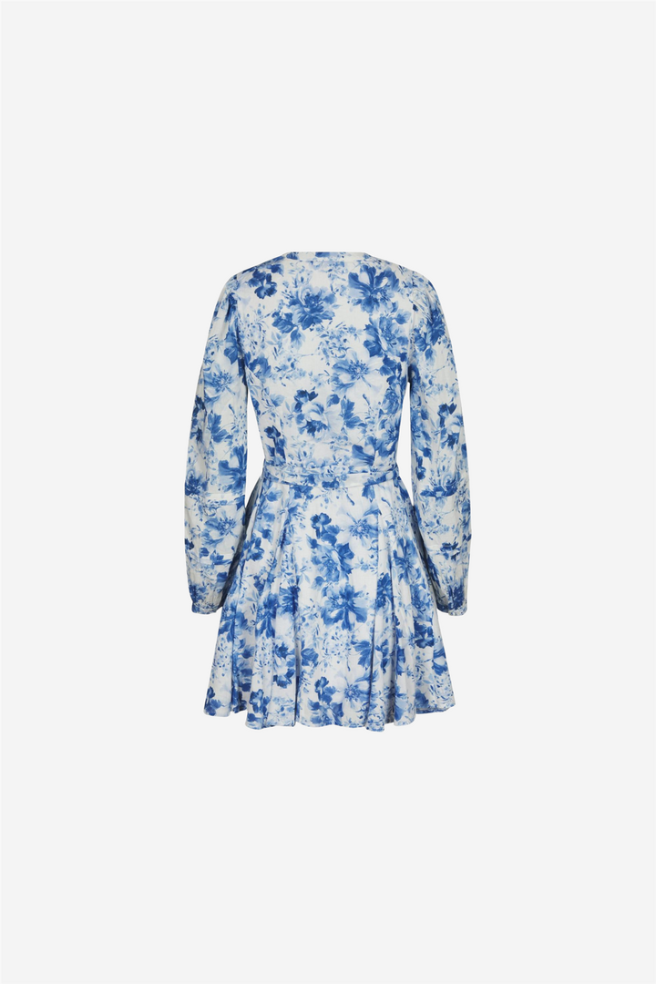 Marise Print Dress Light Blue