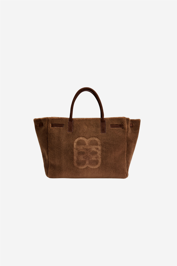 Lykke Shearling Bag Brown