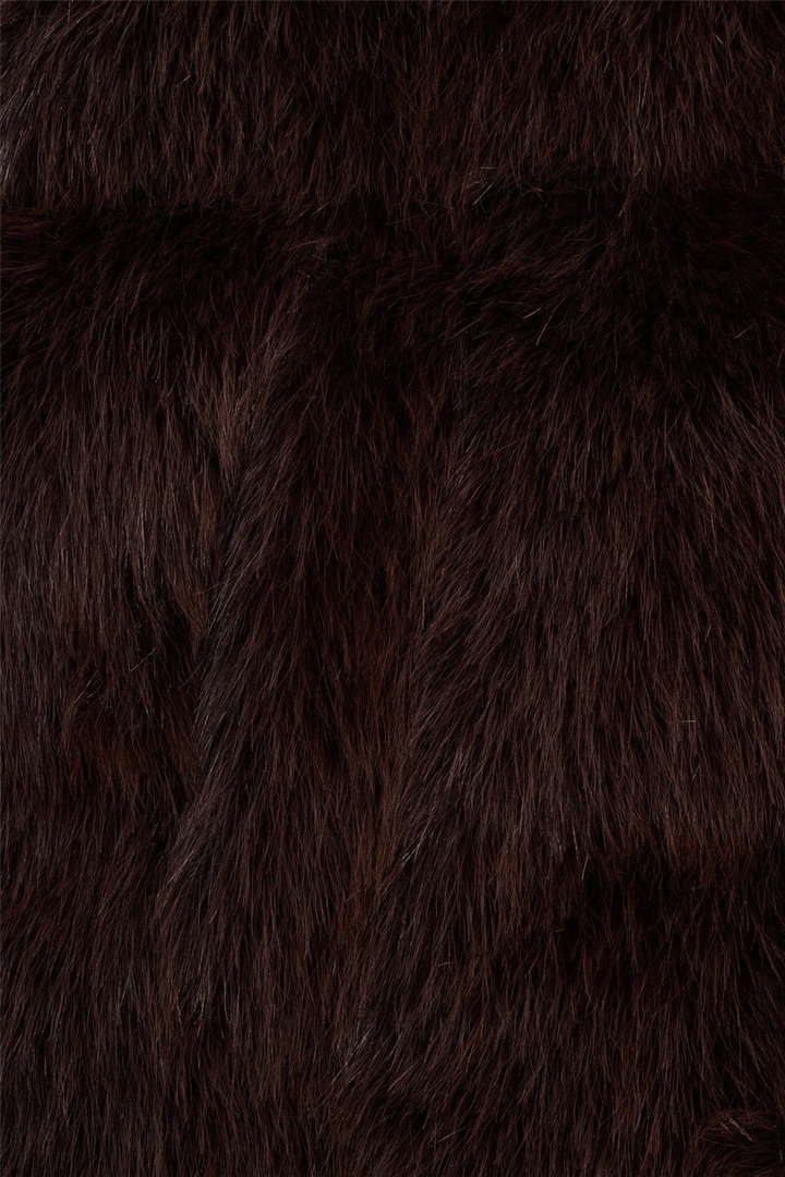 Steilia FauxFur Down Jacket Brown