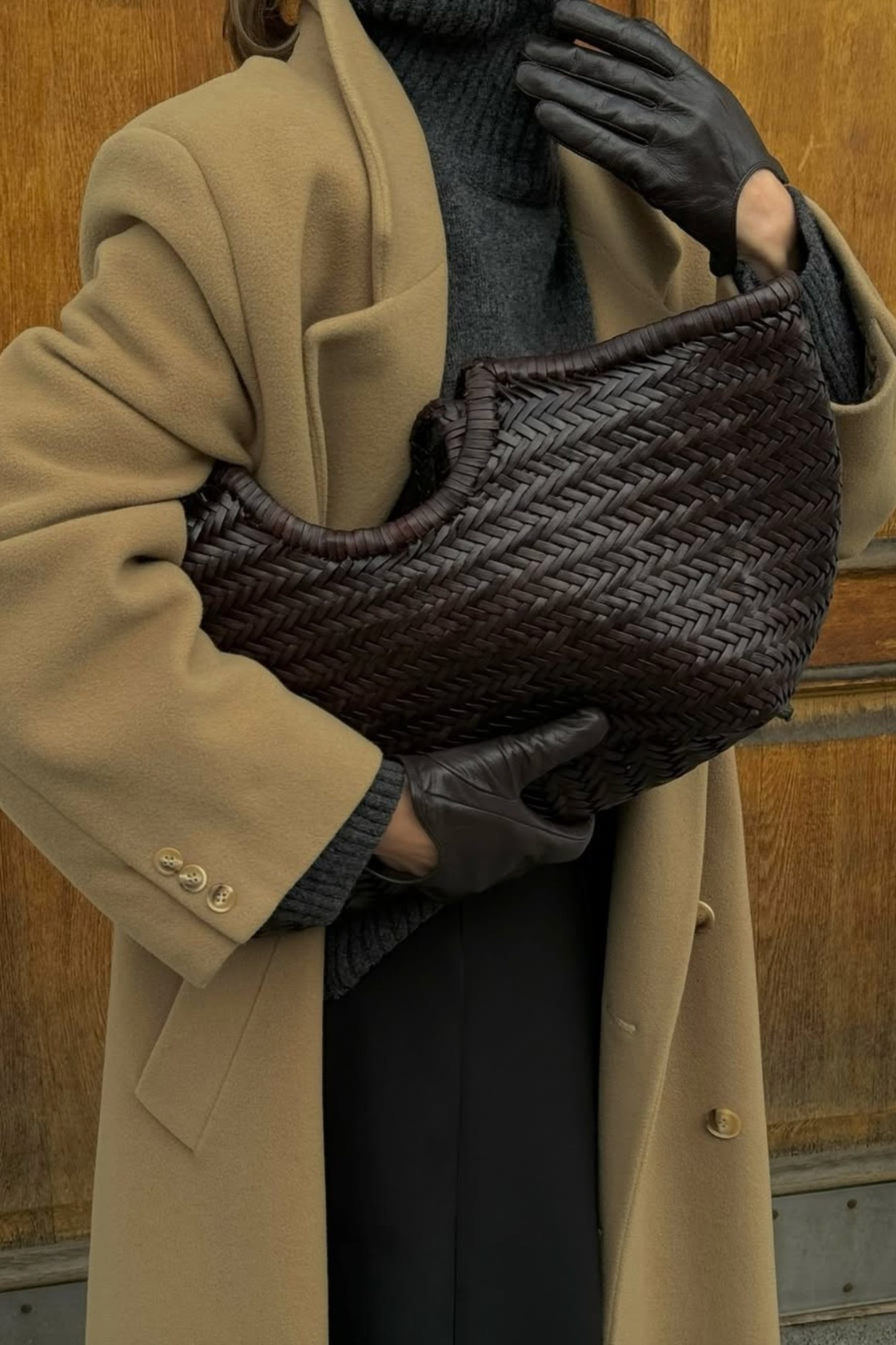 Dragon Diffusion Vesker Nantucket Basket Big Dark Brown