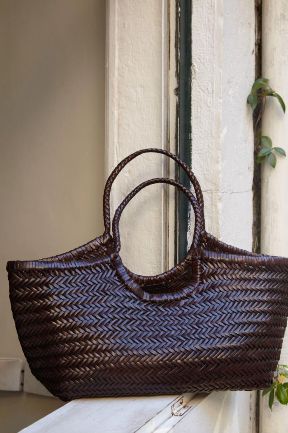 Dragon Diffusion Vesker Nantucket Basket Big Dark Brown