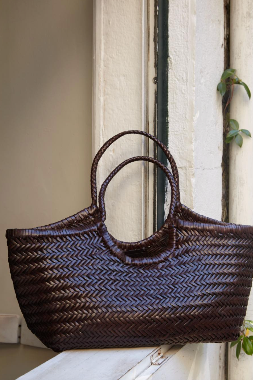 Dragon Diffusion Vesker Nantucket Basket Big Dark Brown