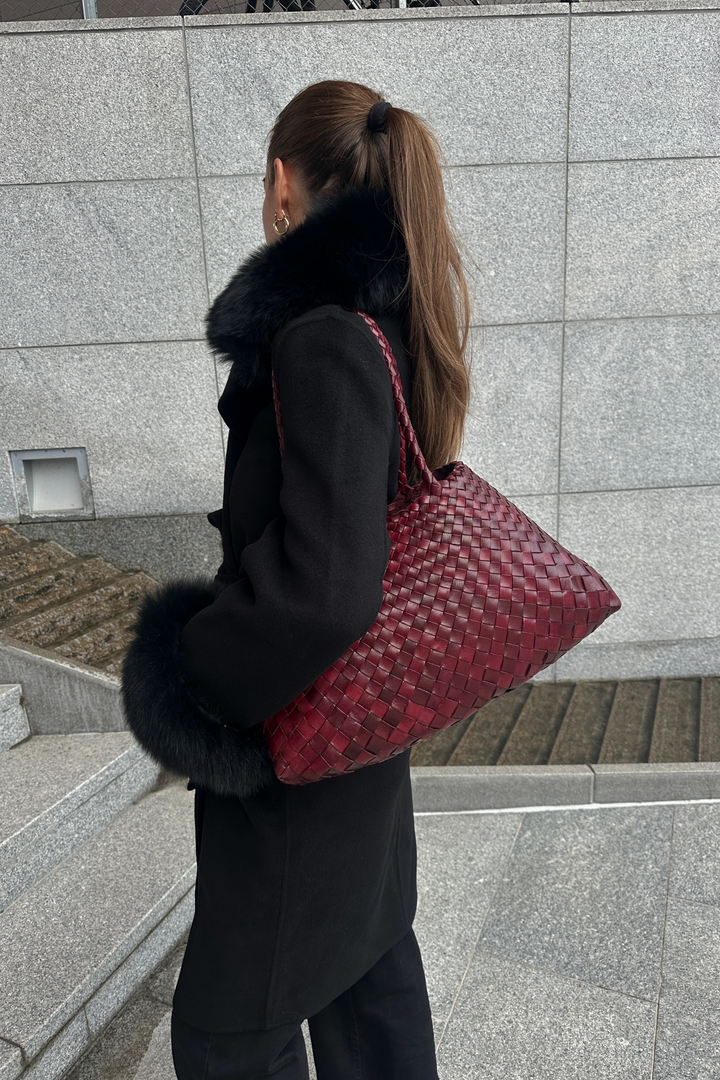 Dragon Diffusion Vesker Santa Croce Bag Big Bordo