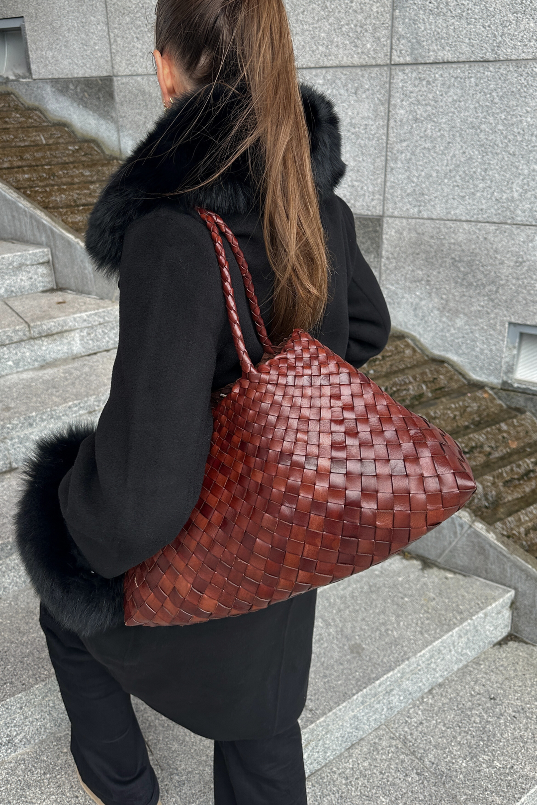 Dragon Diffusion Vesker Santa Croce Bag Big Bruciato