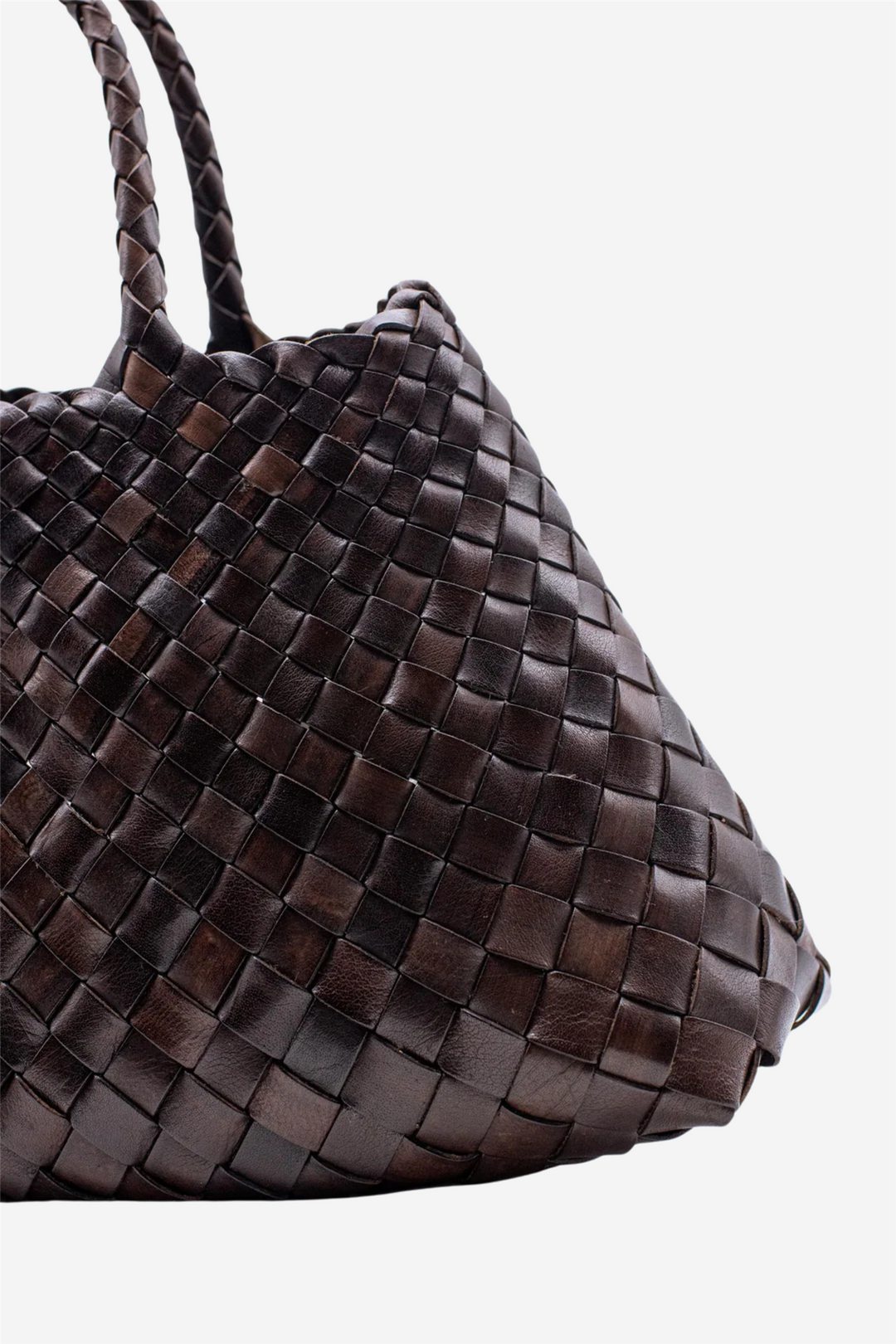 Dragon Diffusion Vesker Santa Croce Bag Small Dark Brown