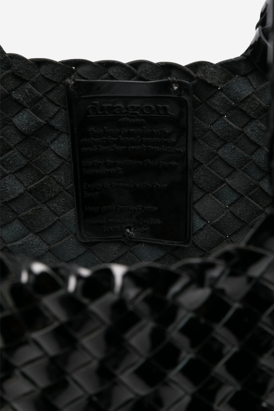 Dragon Diffusion Vesker Santa Croce Bag Small Patent Black