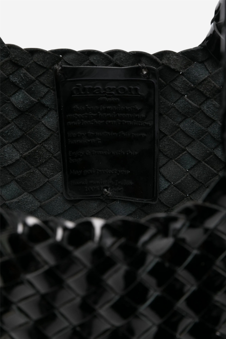 Dragon Diffusion Vesker Santa Croce Bag Small Patent Black