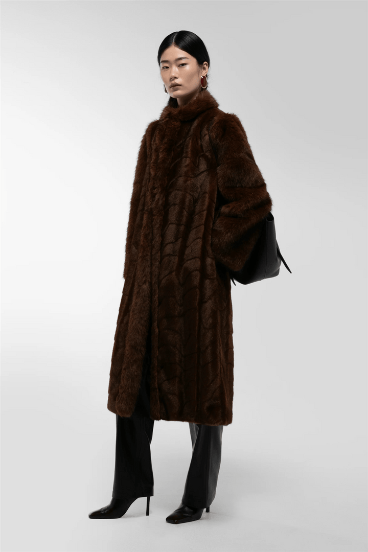 Ducie Yttertøy Betty Fur Coat Pine Cone