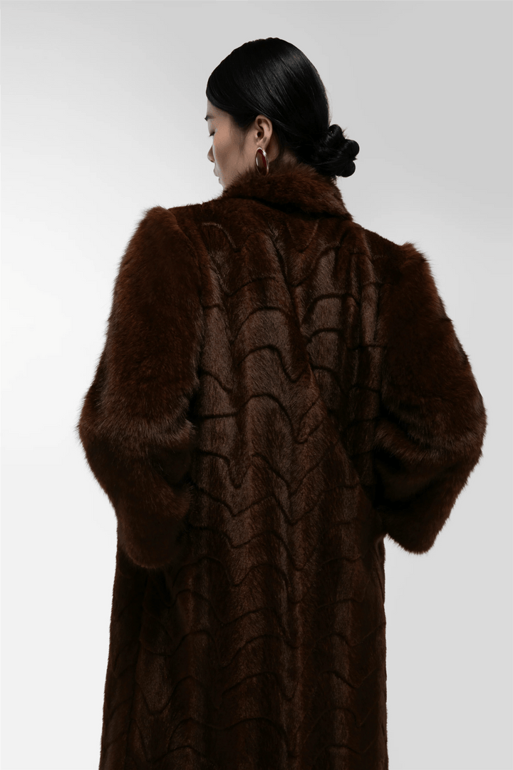 Ducie Yttertøy Betty Fur Coat Pine Cone