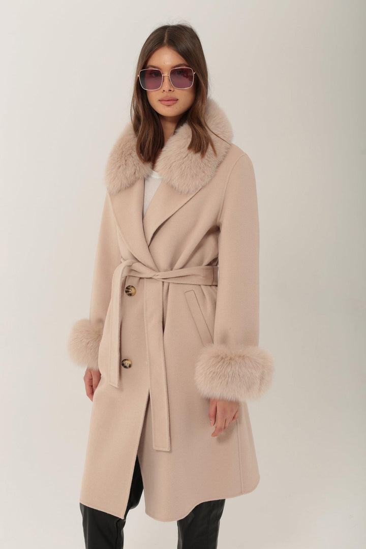 Ducie Yttertøy Marta Coat Beige